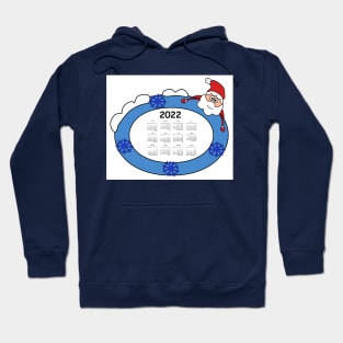 Calendar 2022 year. Planning design modern gift Hoodie